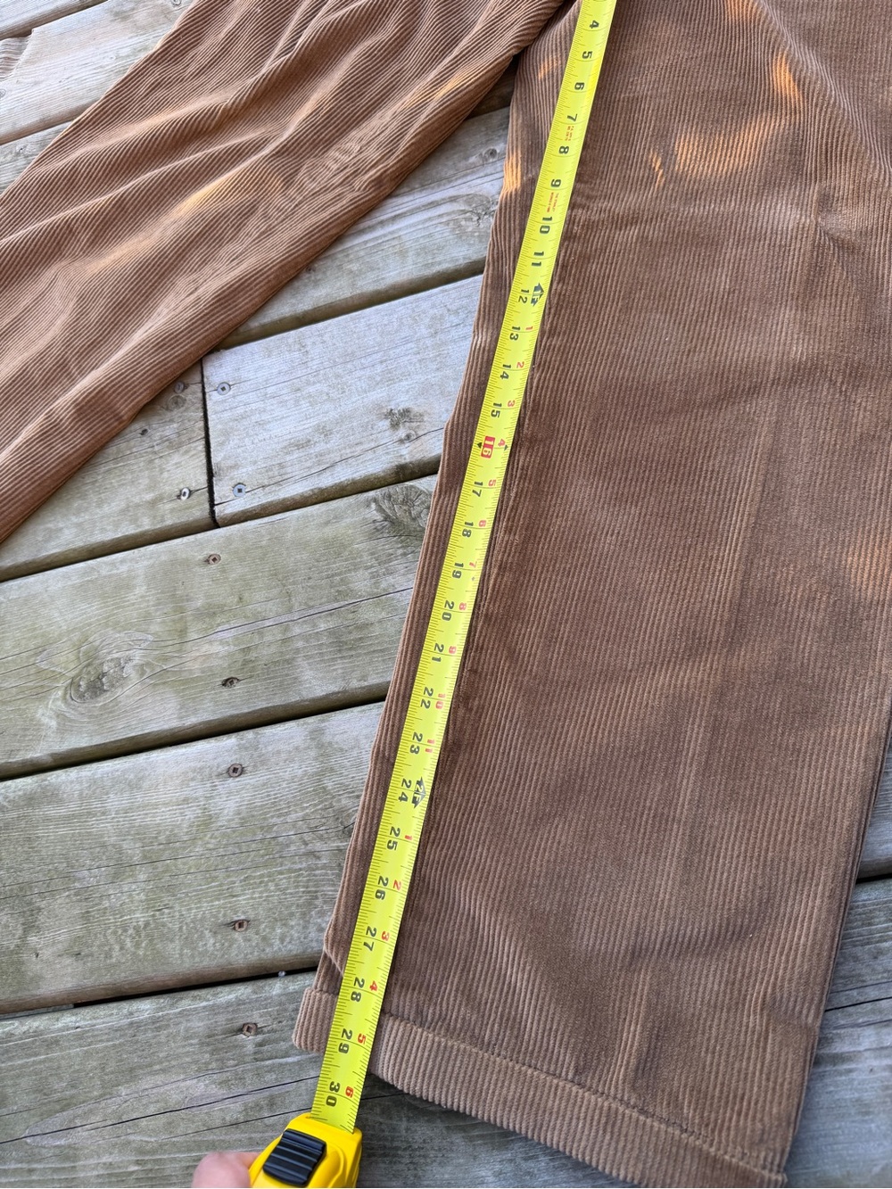 Vintage Brooks Brothers 346 Corduroy Pants Brown W38 L34 - Picture 7 of 11